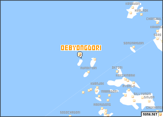 map of Oebyŏngdo-ri