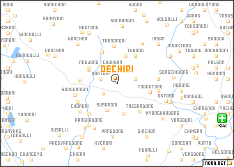 map of Oech\