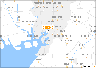 map of Ōechō