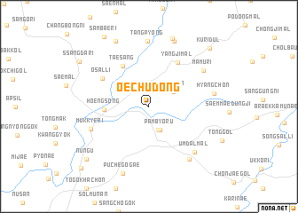 map of Oech\