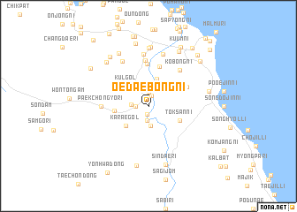 map of Oedaebong-ni