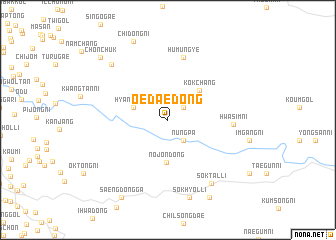 map of Oedae-dong