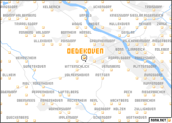 map of Oedekoven