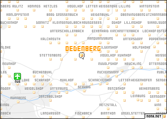 map of Oedenberg