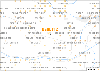 map of Oedlitz