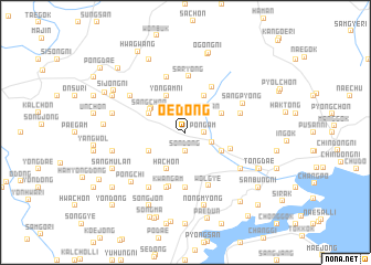 map of Oe-dong