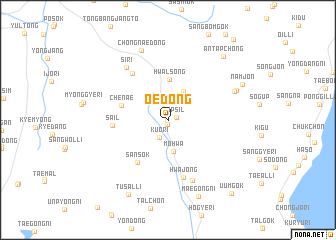 map of Oedong