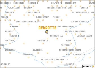 map of Oedrotte