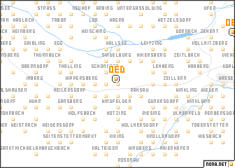 map of Oed