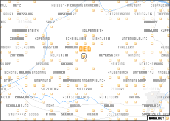 map of Oed