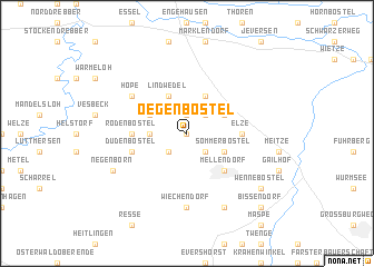 map of Oegenbostel