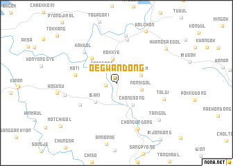 map of Oegwan-dong