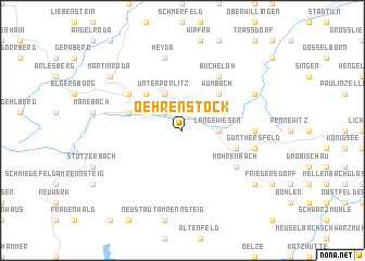 map of Oehrenstock