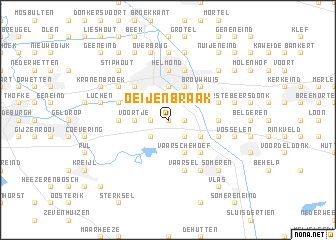 map of Oeijenbraak