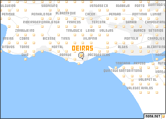 oeiras mapa portugal Oeiras (Portugal) map   nona.net