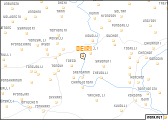 map of Oei-ri