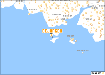 map of Oejangdo