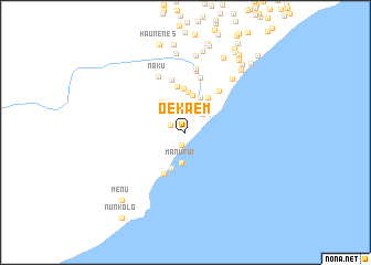 map of Oekaem