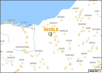 map of Oekolo