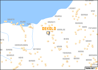 map of Oekolo