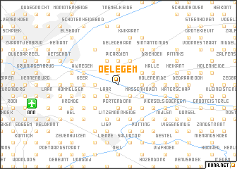 map of Oelegem