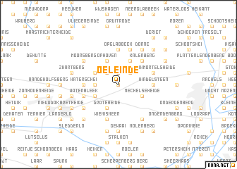 map of Oeleinde