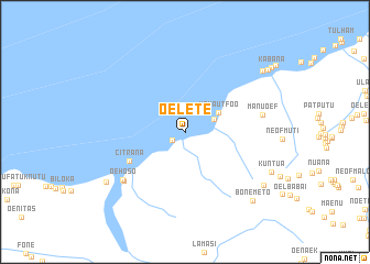 map of Oelete