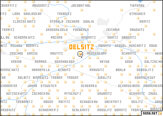 map of Oelsitz