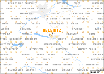 map of Oelsnitz