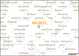 map of Oelsnitz