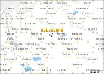 map of Oelzschau