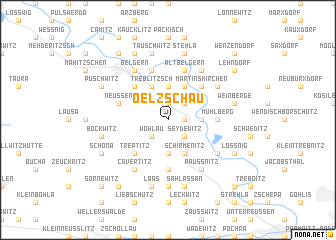 map of Oelzschau