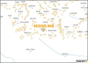 map of Oenino Lama