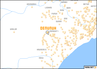 map of Oenunuh