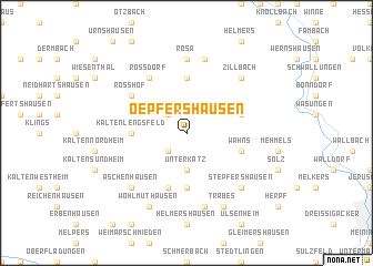 map of Oepfershausen