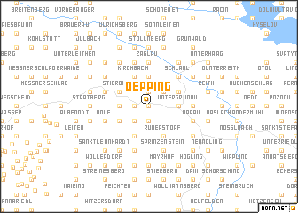 map of Oepping