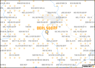 map of Oerlsdorf