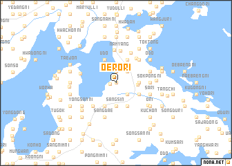 map of Oero-ri