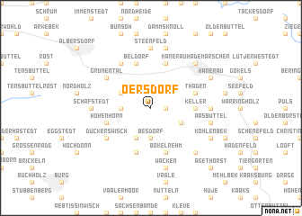 map of Oersdorf