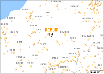 map of Oeruin