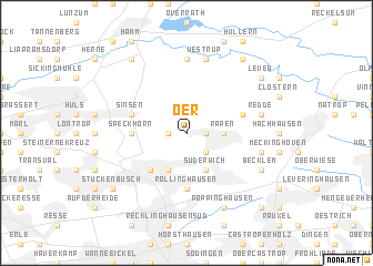 map of Oer