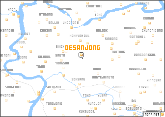 map of Oesanjŏng