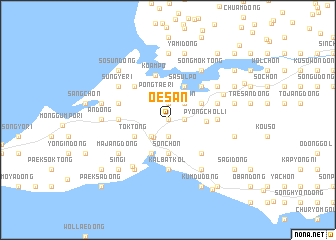 map of Oesan