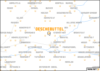 map of Oeschebüttel