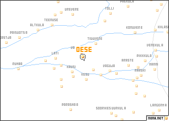 map of Oese