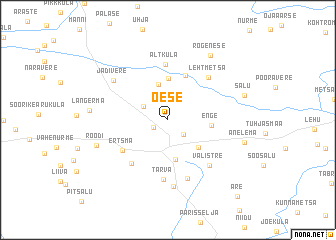 map of Oese