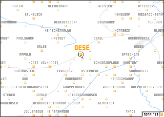 map of Oese