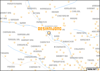 map of Oesimnijŏng