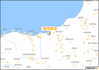 map of Oesoko