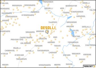 map of Oesŏl-li